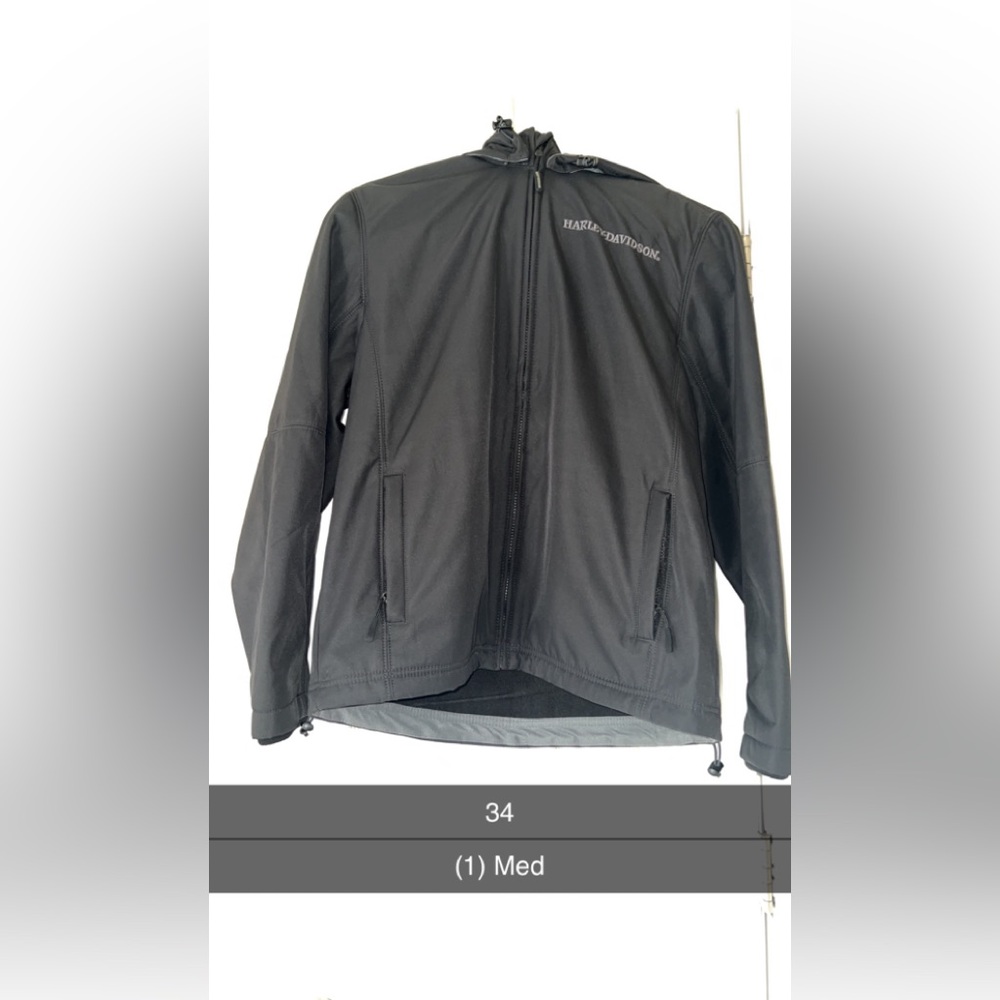 BNWT Harley Davidson Zip Up Jacket with Hood